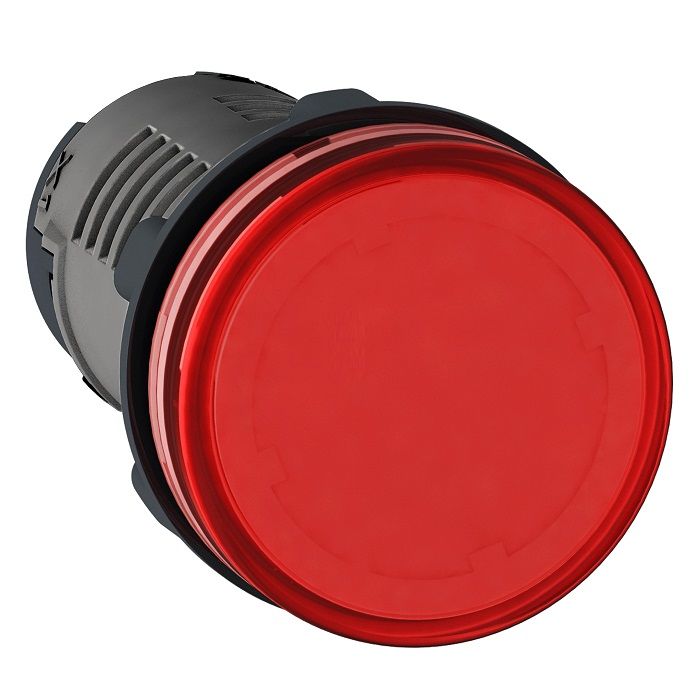 Лампа сигнальная 22мм 24V красная SchE XB4BVB4