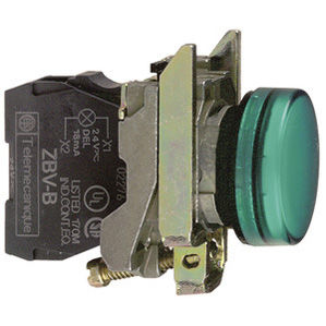 Лампа сигнальная 22мм 230-240В зеленая SchE XB4BVM3