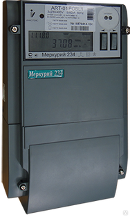 Счетчик "Меркурий" 234 ARTM-02 DPB.G 3ф 5-100А 1.0/2.0 класс точн.; многотариф. оптопорт RS485 GSM Ж 