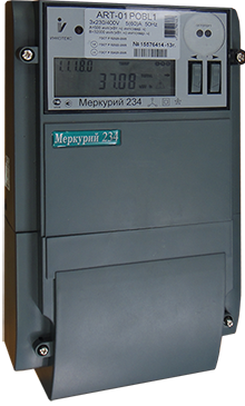 Счетчик "Меркурий" 234 ARTM-02 PBR.G 3ф 5-100А 1.0/2.0 класс точн.; многотариф. оптопорт RS485 GSM ЖКИ винт. Моск. вр. И