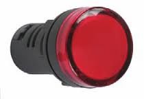 Лампа AD22DS(LED)матрица d22мм красный 110В AC/DC ИЭК BLS10-ADDS-110-K04