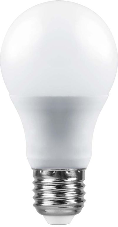 Лампа светодиодная LED Е27 15 Вт белая SBA6015 SAFFIT 55011
