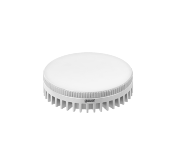 Лампа светодиодная GX53 8 Вт таблетка 2700 К теплый белая GX53 680 Лм 150-265В GAUSS 108008108