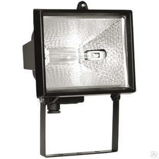 Прожектор FL(ИО) 1500 с лампой чер. IP54 ИЭК LPI01-1-1500-K02 