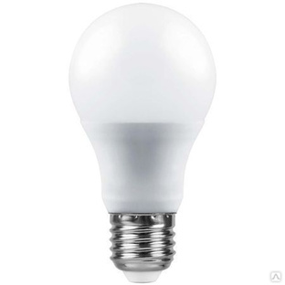 Лампа светодиодная LED Е27 15 Вт теплая (SBA6015) SAFFIT 55010 