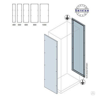 Vx боковые панели цоколя 100х800мм 2шт 8620034