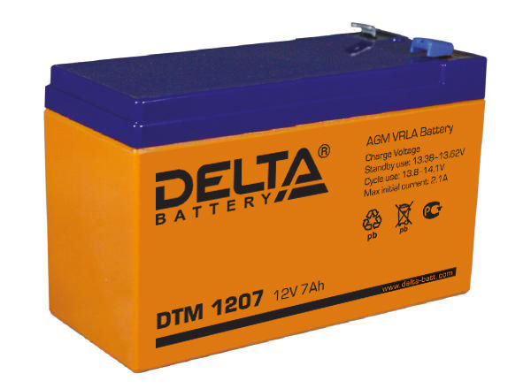 Аккумулятор 12В 3.2А.ч Delta DTM 12032