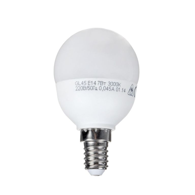 Лампа светодиодная LED GL45 E14 7 Вт 4500 К Космос Lksm_LED7 WGL45E1445