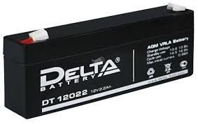 Батарея аккумуляторная 12В 2.2А.ч Delta DT 12022