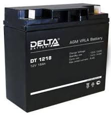 Батарея аккумуляторная 12В 18А.ч Delta DT 1218