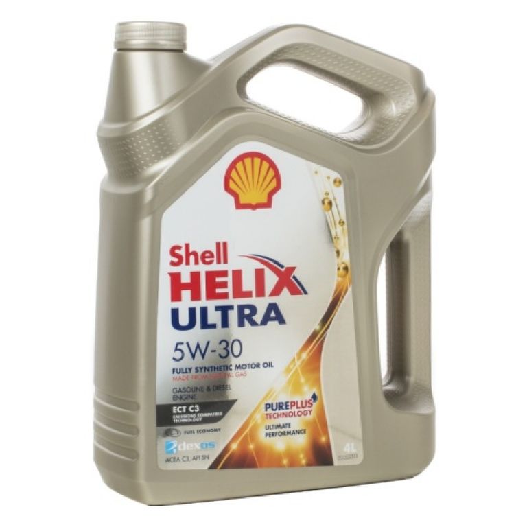 Моторное масло Shell Helix Ultra 5W-30 , 4 л