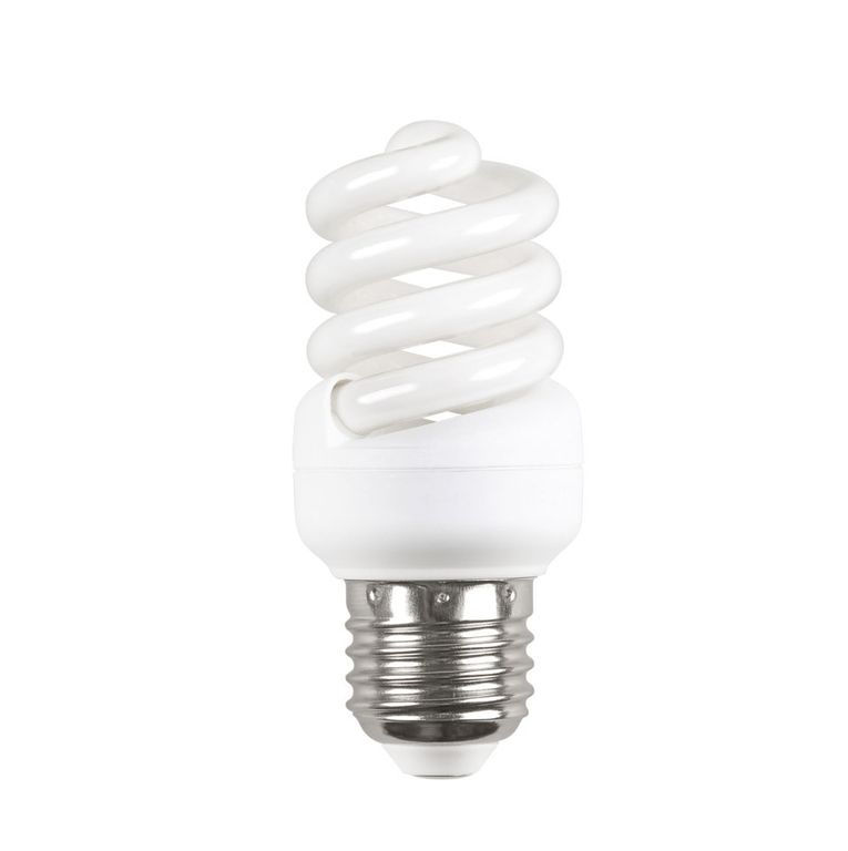 Лампа энергосберегающая спираль КЭЛ-FS 11Вт E27 4000К Т2 ИЭК LLE25-27-011-4000-T2