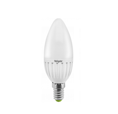 Лампа светодиодная LED Navigator 94 480 NLL-P-C37-5-230-2.7K-E14-FR 5 Вт свеча белая 330 Лм