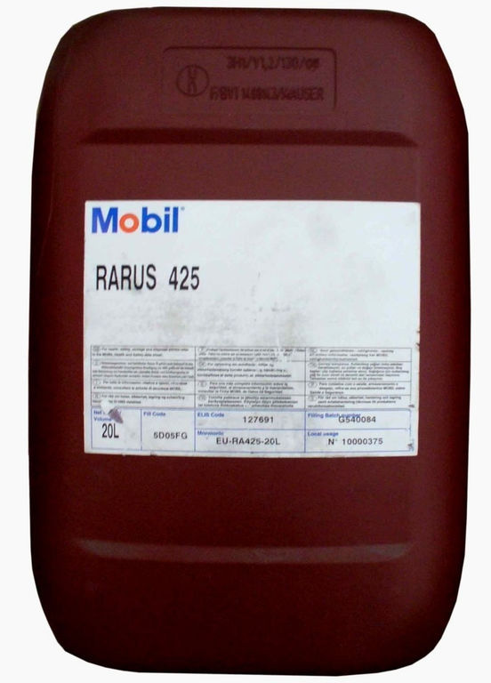 Компрессорное масло Mobil Rarus 425 20л 1