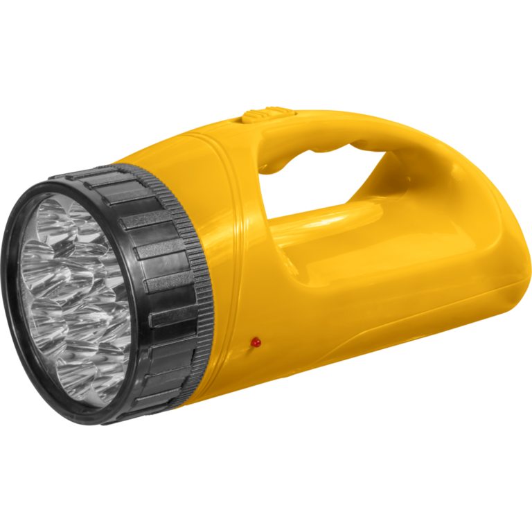 Фонарь LED NPT-SP13-ACCU 12+18LED 90лм 50м аккум. прожектор+кемпинг 1.1Ач