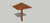 Зонт деревянный солнцезащитный ЗСП-03 #4