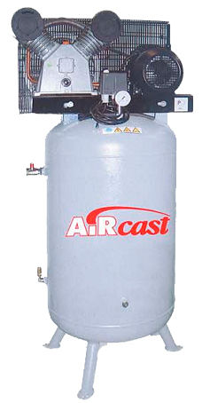 Поршневой компрессор на вертикальном ресивере REMEZA Aircast СБ4/С-100.LB40B (380В, 3,0 кВт)