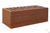 Кирпич лицевой пустотелый М-150 Шоколад рифленый полуторный #1