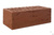 Кирпич лицевой пустотелый М-150 Шоколад рифленый полуторный #3