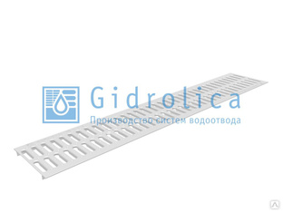 Ливневая решетка Gidrolica Standart DN 150 1000 мм - стальная оцинк. 