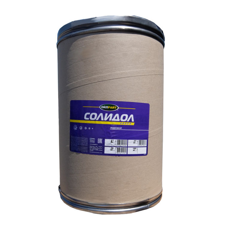 Смазка Солидол синтетический 21 кг (барабан), OIL RIGHT 6037