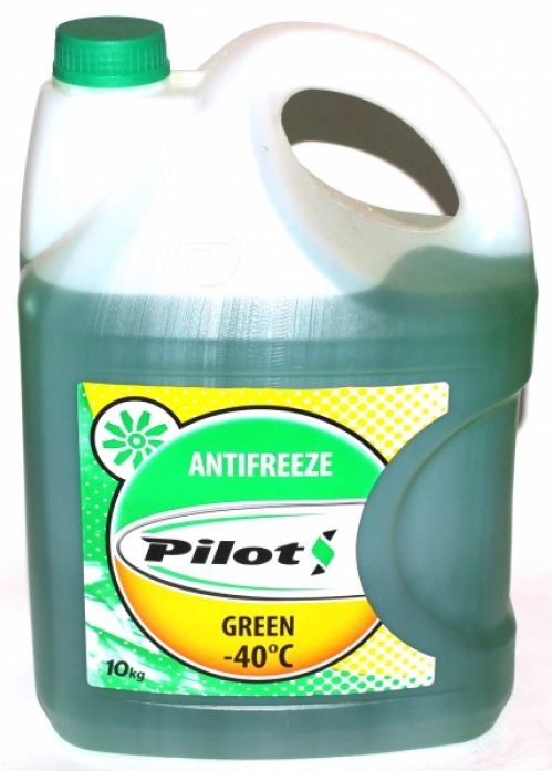 Антифриз PILOTS GREEN LINE (зеленый) -40 (10 кг) 3203