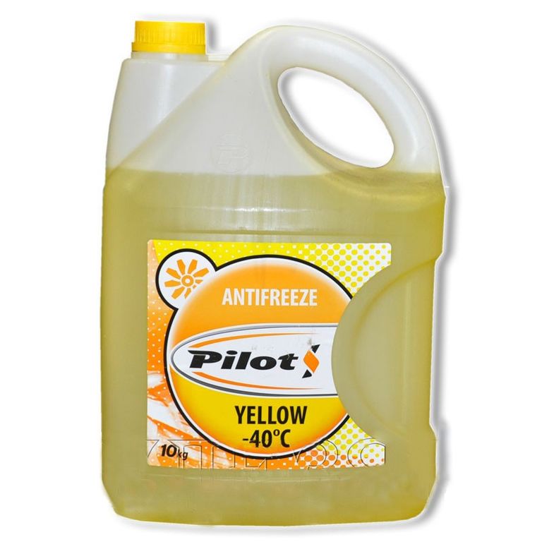 Антифриз PILOTS YELLOW LINE (желтый) -40 (10 кг) 3213