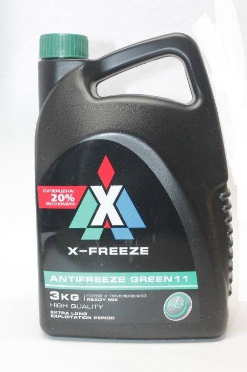 Антифриз X-Freeze Green (зеленый) 3 кг 430206094