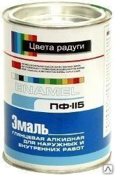 Краска Эмаль ПФ-115 белая (0,9кг)