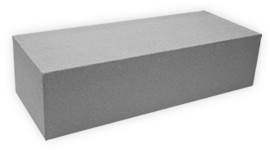 Кирпич силикатный одинарный лицевой 250x120x65 М-150 упакованный серый