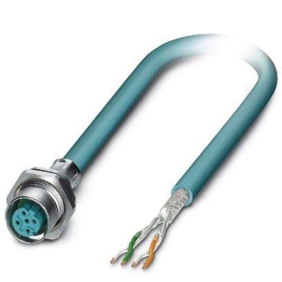 Ethernet-кабель - VS-M12FSBP-OE-93E-LI/1,5 - 1424018