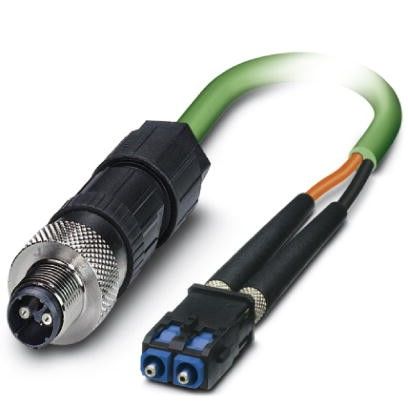 Соединительный оптоволоконный кабель - FOC-PN-B-1000/M12-C/SCRJ/1 - 1408865