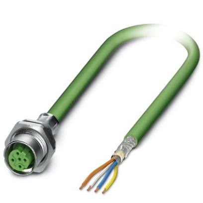 Подготовленный кабель передачи данных - VS-OE-M12FSBP-93C-LI/2,0 - 1416209