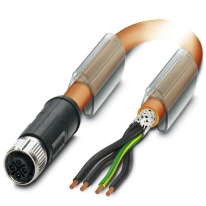 Силовой кабель - SAC-4P-FSS/ 3,0-PUR PE SH SCO - 1424097