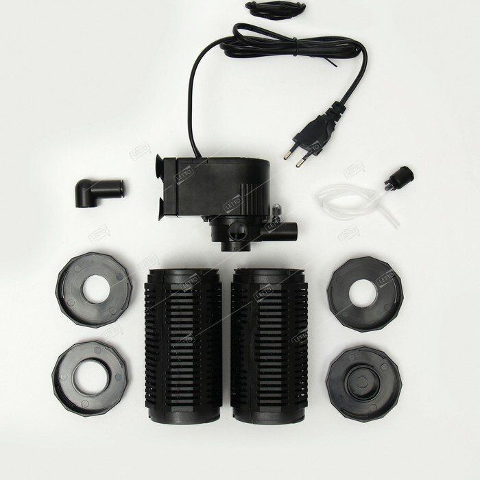 Фильтр внутренний AP-2000L, 1600 л/ч, 30 Вт, двухкамерный, Hidom 7049874