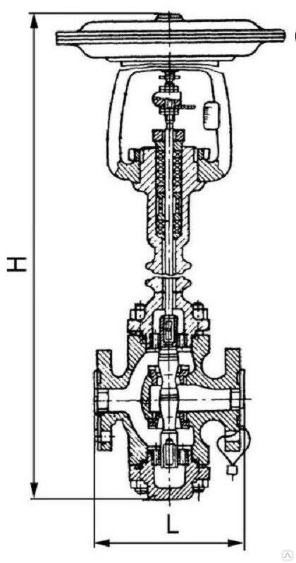 Регулирующий клапан чертеж
