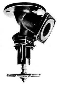 Вентиль (клапан) запорный угловой нижнего спуска 15ч47эм (КА 23149) Ду 100 Ру 6