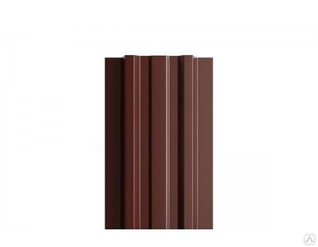 Штакетник Trapeze Полиэстер 0.4 мм Коричневый шоколад