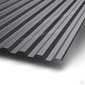 Профилированный лист С-21x1000-A,В 0,45 мм Серый графит