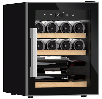 Отдельностоящий винный шкаф 1221 бутылка Libhof GQ-12 black