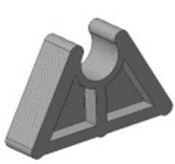 Фиксатор арматуры треугольник 10 мм