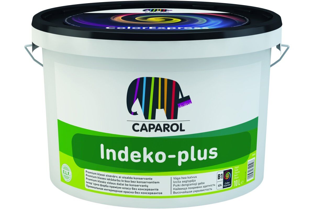 Краска ВД для вн/р Caparol Indeko-plus База 3, 9,4 л (шт)