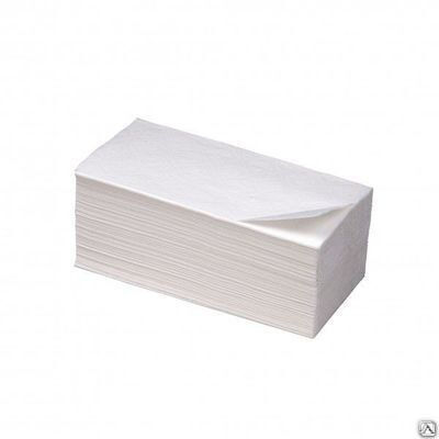 Бумажные полотенца листовые 1 слойные, 250 листов Россия