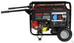Бензиновый генератор «Loncin» LC10000D-AS, 3-х фазный (с мощностью без ограничений при 1-но и 3-х фазном режиме) 
