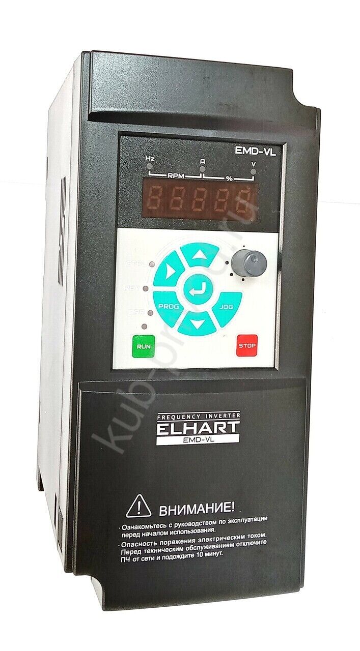 Преобразователь частоты ELHART EMD-VL – 0055 T векторная серия 5,5 кВт, 13 А, 380 В