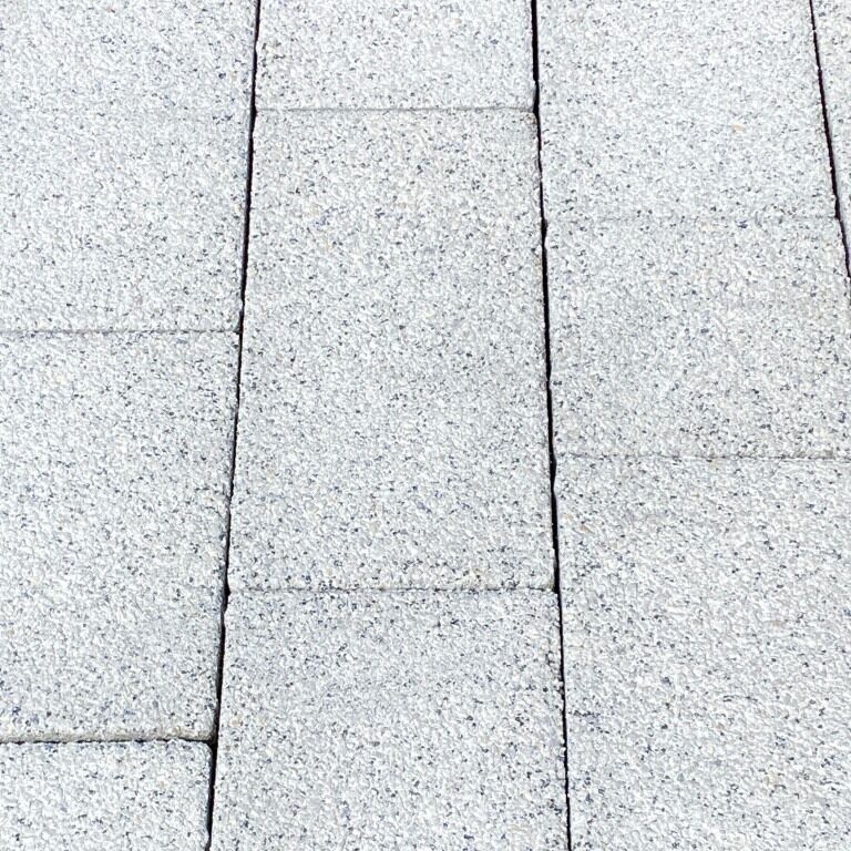 Плитка тротуарная Мультиформат Stonetop Бело-черный