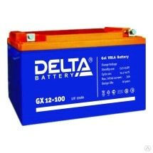 Аккумулятор 12В Delta GX 12-100, 100А*ч