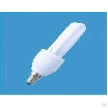 Лампа люминесцентная компактная QY-2U7W Е14 12В 5 Вт
