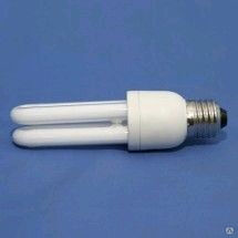 Лампа люминесцентная компактная QY-2U9W Е27 12В 6 Вт