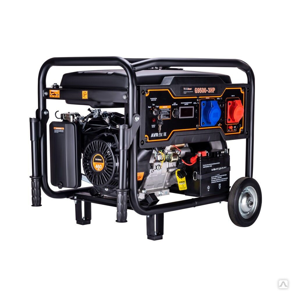 Бензиновый генератор FoxWeld Expert G9500-3 HP 1